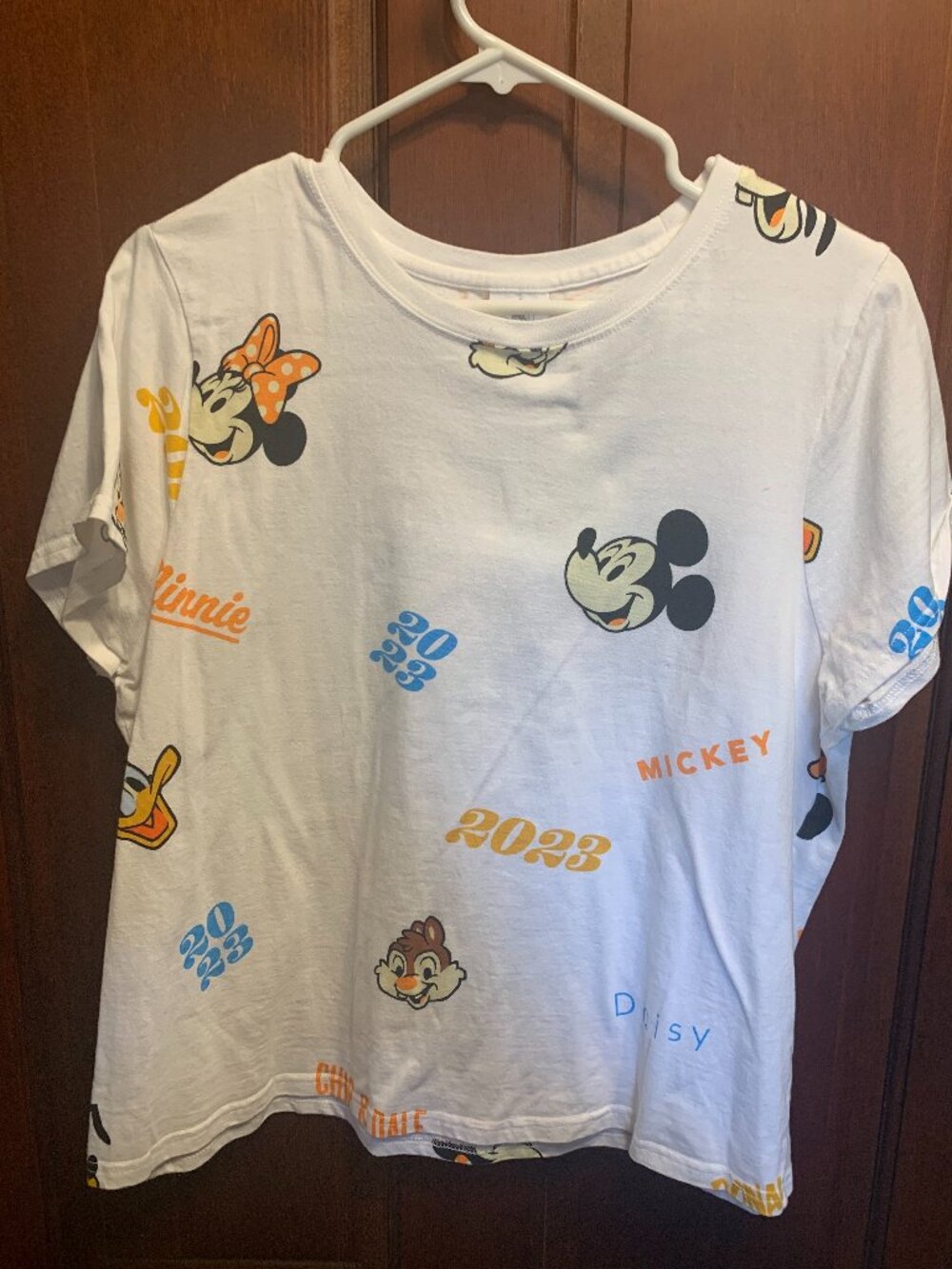 2023 Disney Parks Character Women's XL Short Sleeve T Shirt